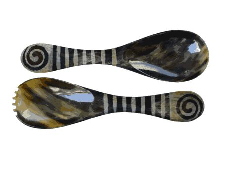 Horn Serving Spoon 01