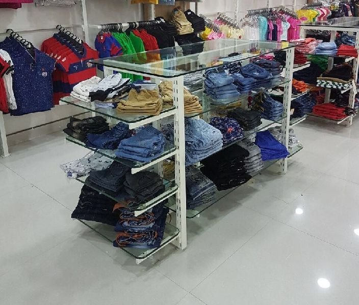Glass Garment Display Counter 02