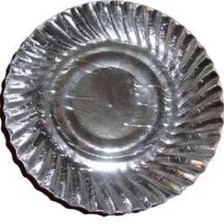 Silver Laminated Paper Plates 01