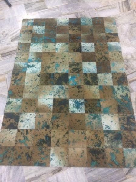 Patch Work Leather Carpets 16