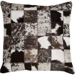 Patchwork Leather Cushion Covers 01