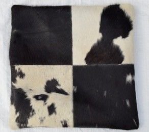 Patchwork Leather Cushion Covers 02