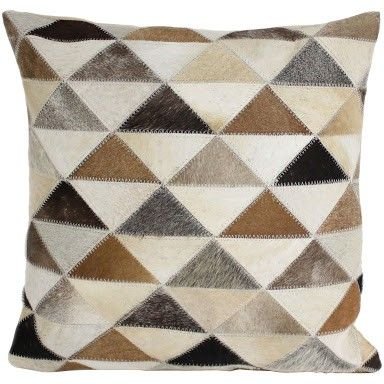 Patchwork Leather Cushion Covers 07