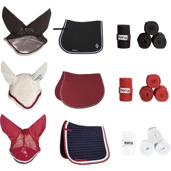 Horse Matching Saddle Pad Set 04