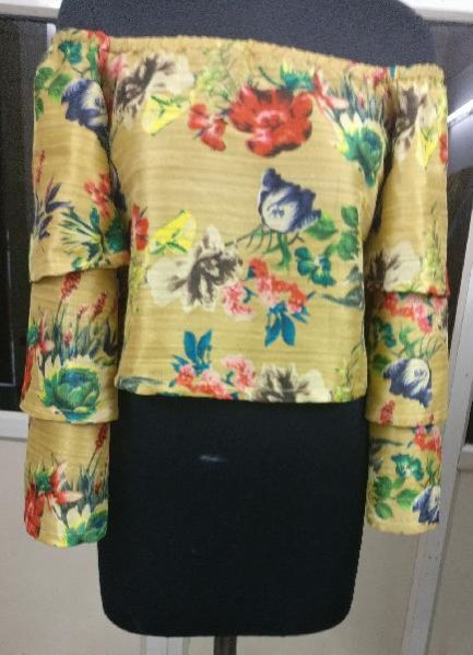 Ladies Floral Print Full Sleeves Top 02