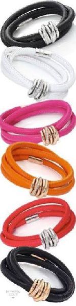 Flat Braided Leather Bracelet 01