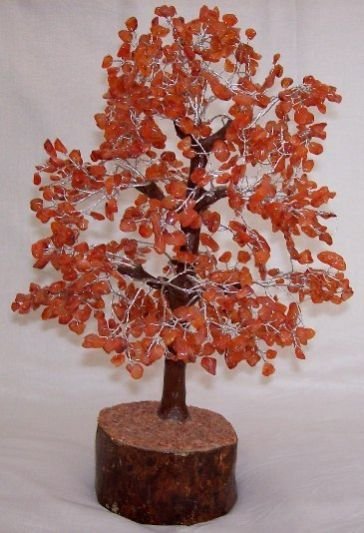 Carnelian Gemstone Tree