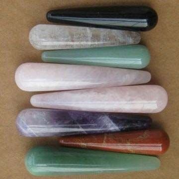 Mix Gemstone Massage Wand
