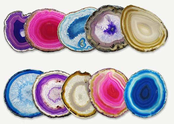 Mix Onyx Agate Slice