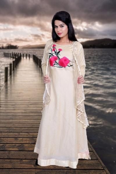 Ladies Woolen Designer Dress 02