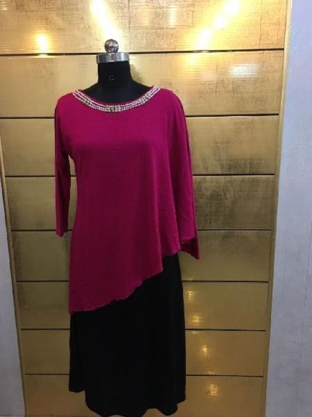 Ladies Woolen Designer Dress 06