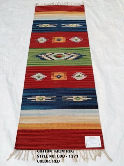 CDD - 1371 Cotton Kilim Rug