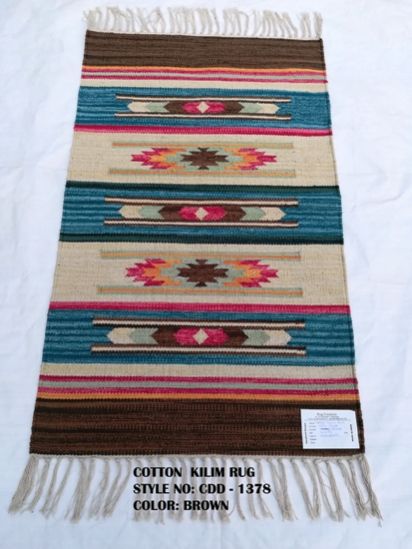 CDD - 1378 Cotton Kilim Rug