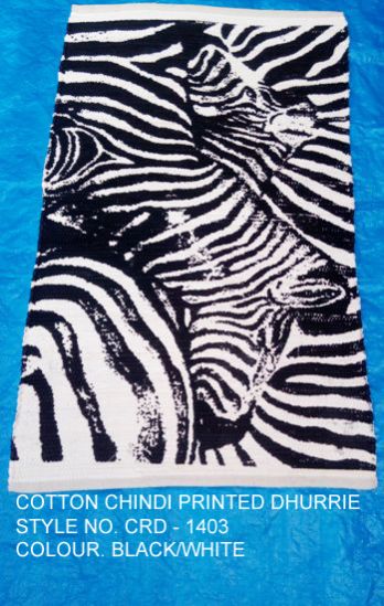 CRD - 1403 Cotton Chindi Printed  Dhurrie