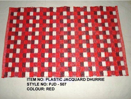 PJD - 507 Plastic Jacquard Dhurrie
