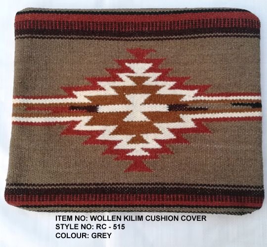 RC - 515 Woolen Kilim Cushion Cover