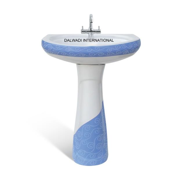 Printed Pedestal Wash Basin 02