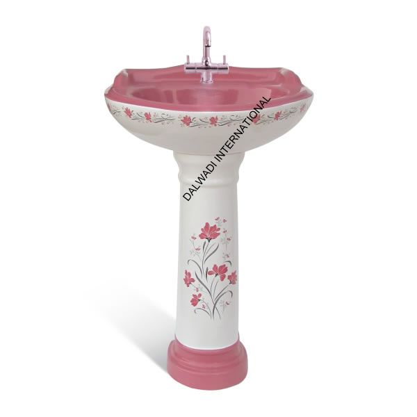 Printed Pedestal Wash Basin 08