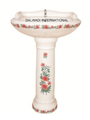 Printed Pedestal Wash Basin 12