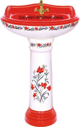Printed Pedestal Wash Basin 14