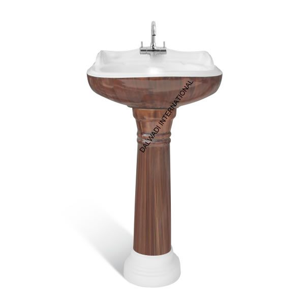 Printed Pedestal Wash Basin 16