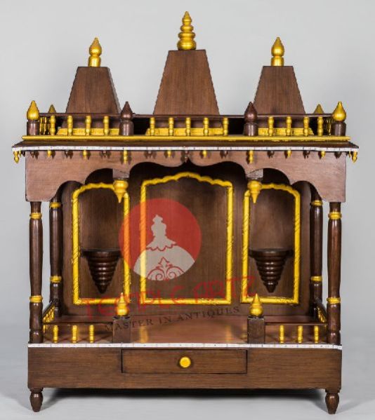 TA CRV 017 BHAVY Wooden Home Temple