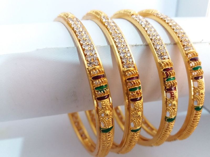 5mm Diamond Metal Bangles 01