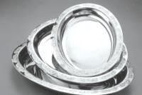 Fancy Lemon Stainless Steel Serving Tray