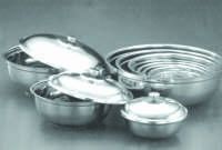 TF 3013 German Stainless Steel Serving Bowl With & Without Cover