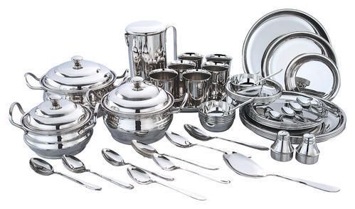 Steel Dinner Set