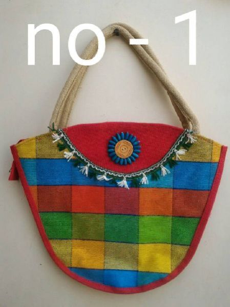 Fancy Jute Hand Bags 05