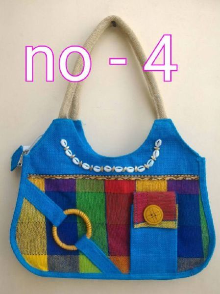 Fancy Jute Hand Bags 06