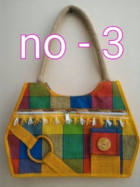 Fancy Jute Hand Bags 09