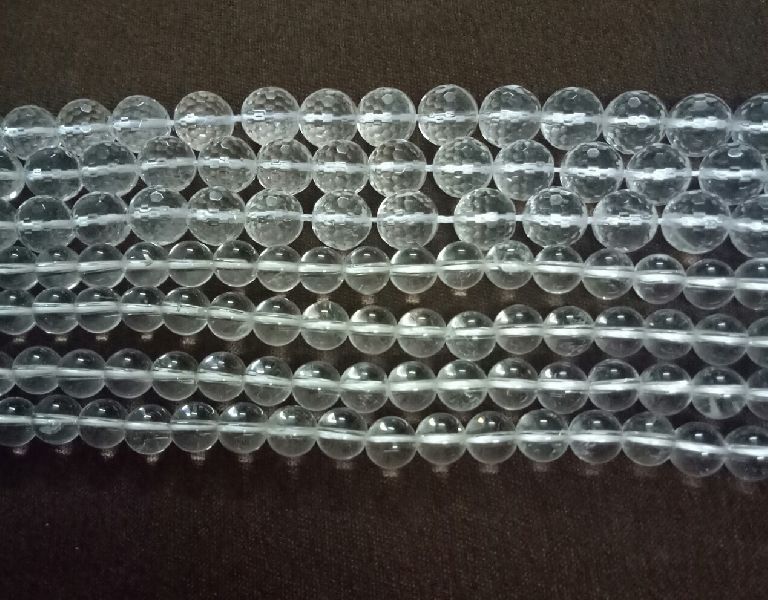 Gemstone Beads Crystal- Sphatik Beads
