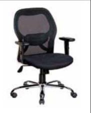 Lumber Mesh Medium Back Chair