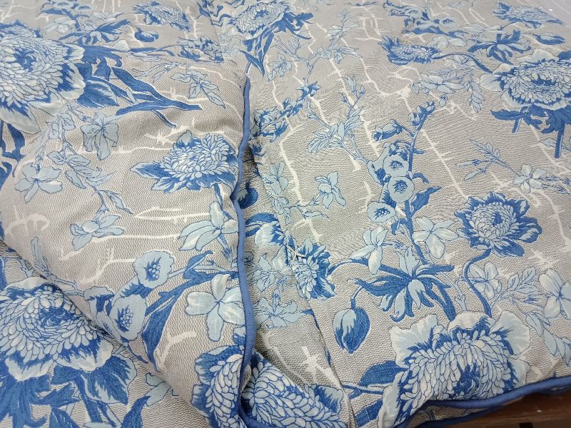 Blue Printed Comforter