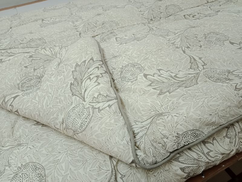 Grey Printed Comforter