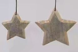 Wooden Christmas Ornaments 01