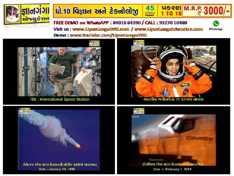 Demo 5 - 10th Standard Gujarati Medium Science & Technology 45 DVD Set