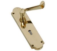 2LB6006 Brass Lever Door Lock