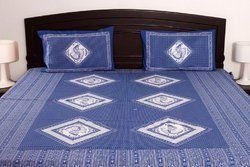 Jaipuri Cotton Double Bed Sheet With Pillow Cover 04