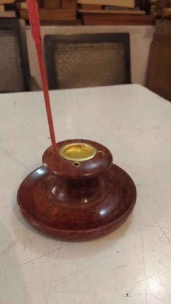 Wooden Dhoop and Incense Stand
