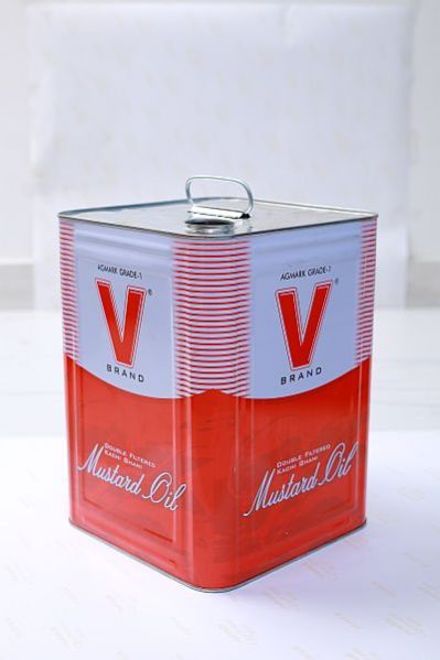 Square Tin Container 04