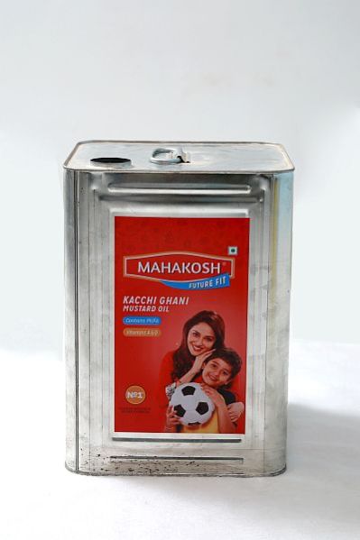 Square Tin Container 05
