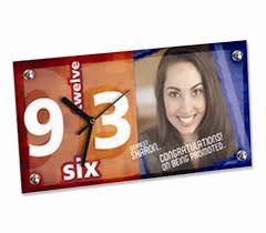 Sublimation Glass Clock 03