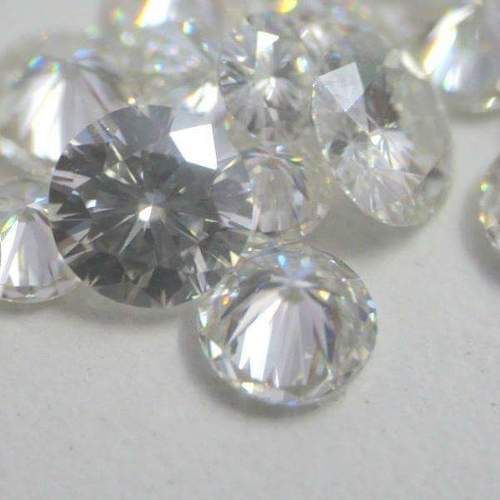 White Moissanite Diamond 02