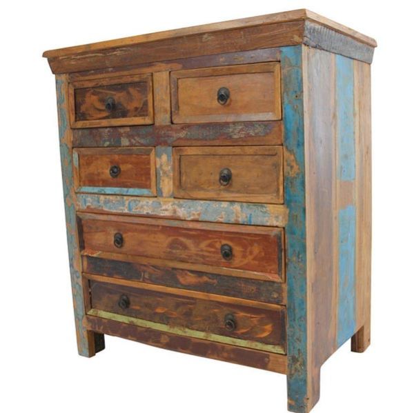 Antique Recycled Mini Cabinet 04