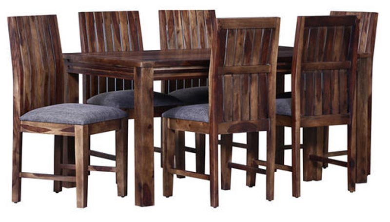 Modern Wooden Dining Table Set 03