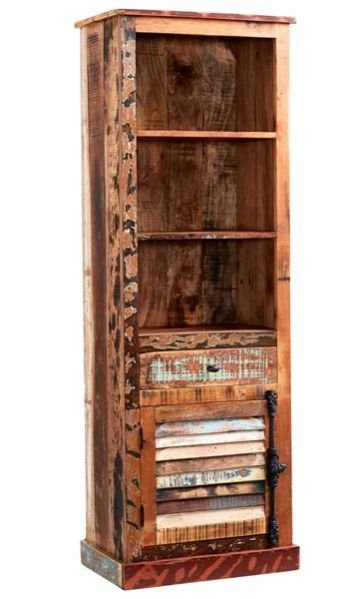 Reclaimed Wooden Book Shelf 01