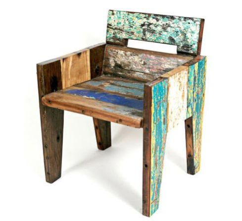 Reclaimed Wooden Chairs 10